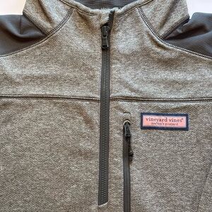 Vineyard Vines Heather Gray Performance Pullover